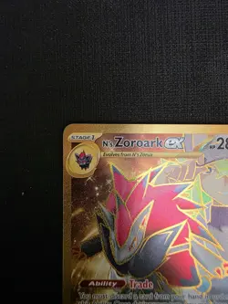 Pokemon TCG N's Zoroark EX Gold Hyper Rare Card 189/159 Sv09: Journey Together - Image 4