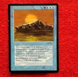 Magic: The Gathering Island Fish Jasconius Creature Arabian Nights English - Image 1