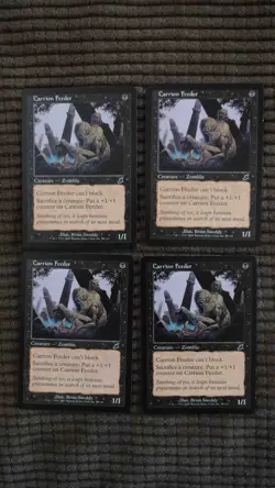 Magic: the Gathering / MtG Carrion Feeder x4 Scourge - Image 1