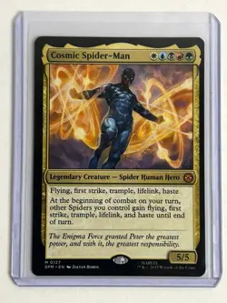 MTG Cosmic Spider-Man, NM-Mint, English Marvel's Spider-Man Mythic Non Foil - Image 1