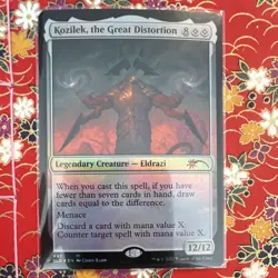 Kozilek, the Great Distortion Secret Lair Drop Foil Legendary Eldrazi Mythic - Image 1