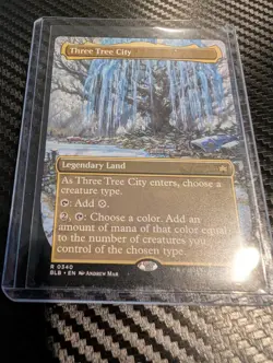 Three Tree City (Borderless) (0340) Bloomburrow Regular - Image 1