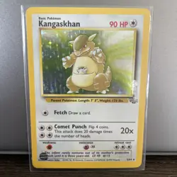 1999 Pokemon Kangaskhan Holo Rare 1st Edition Jungle 5/64 LP - Image 1
