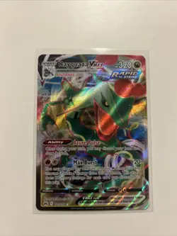 Pokemon TCG Rayquaza VMAX Crown Zenith Ultra Rare Card 101/159 - Image 1