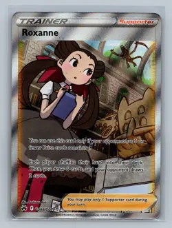 2023 Pokemon TCG Crown Zenith ROXANNE Galarian Galaxy #GG66/GG70 Trainer - Image 1