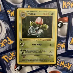 Pokemon TCG Base Set Ivysaur 30/102 vintage shadowless 1st edition - Image 1