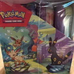 Pokemon TCG Prismatic Evolutions Mini Tin Display Box Full Set of 8 SEALED Tins - Image 3