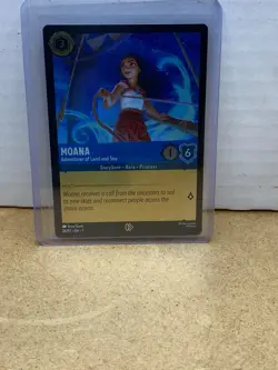 Moana Adventurer Of Land And Sea 26/P2 Promo Disney Lorcana - Image 1