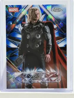 2025 Topps Chrome Marvel Studios Sapphire Selections Thor #SS-3 Chris Hemsworth - Image 1