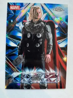 2025 Topps Chrome Marvel Studios Sapphire Selections Thor SS-3 - Image 1