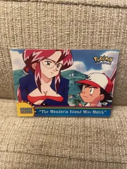 The Mandarin Island Miss Match OR16 Topps Pokemon Series 3 TV Animation Blue - Image 1