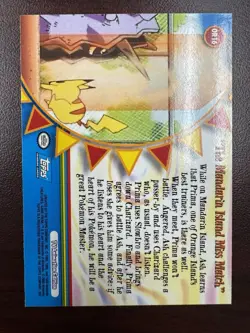 The Mandarin Island Miss Match OR16 Topps Pokemon Series 3 TV Animation Blue LP+ - Image 2