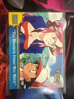 The Mandarin Island Miss Match OR16 Topps Pokemon Series 3 TV Animation Blue - Image 1