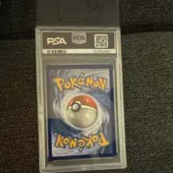 Pokemon SM Black Star Promo Espeon & Deoxys GX TAG TEAM GX SM240 PSA 8 Holo - Image 2