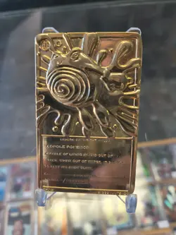 Poliwhirl Pokemon 23K Gold Plated Trading Card 1999 Burger King Limited Edition - Image 3
