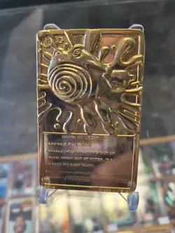 Poliwhirl Pokemon 23K Gold Plated Trading Card 1999 Burger King Limited Edition - Image 4