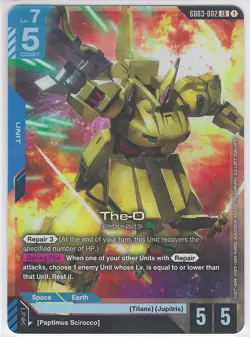 The-O - GD03-002 LR Gundam Card Game - Near Mint/Mint - Image 1
