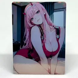 Darling in the Franxx Zero Two Goddess Anime Waifu ACG Foil Card - Image 1
