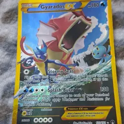 Pokemon Gyarados EX TCG 123/122 XY Breakpoint 2016 Secret Holo Rare Card - Image 3
