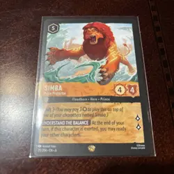 Simba - Pride Protector 20/204 Azurite Sea Regular (6 cards total) - Image 2