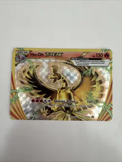 Pokemon TCG Ho-Oh Break XY154 XY Holo Black Star Promo Card HP - Image 1