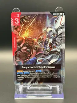 Improved Technique GD03-109 R Command Steel Requiem Gundam Card Game English - Image 1