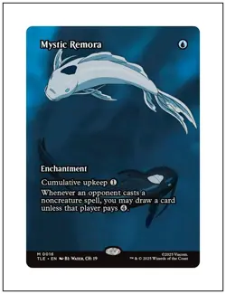 1x Mystic Remora, Borderless Art, Avatar Magic MTG NM - Image 1