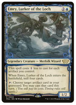 MTG: Showcase; Emry, Lurker of the Loch - Rare - Multiverse Legends (MUL) - M/NM - Image 1
