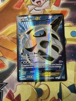 Pokemon TCG Glalie EX 155/162 Breakthrough XY Full Art Ultra Rare NM - Image 1