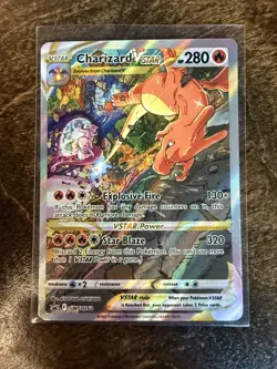 Pokemon TCG Charizard VSTAR SWSH262 Holo Black Star Promo - Image 2