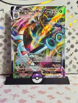 Pokemon Shining Fates Dhelmise Vmax 10/72 Pokemon TcG - Image 1