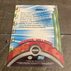 Topps Pokemon TV Animation Series 3 Holo Foil Heroes & Villains #HV15 Marill. - Image 2
