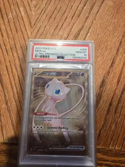 PSA 10 Pokemon 151 Ultra Premium Collection Promo Metal Mew EX 205/165 GEM MINT! - Image 1