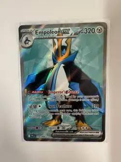 Empoleon ex 114/094 Phantasmal Flames Full Art Ultra Rare English Pokemon TCG - Image 1