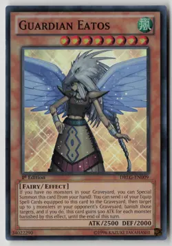 Yugioh Guardian Eatos DRLG-EN009 1st Edition Super Rare NM - Image 1
