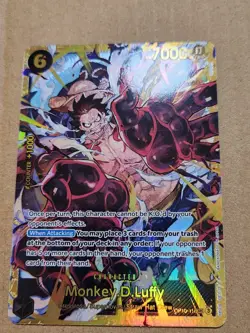 2023 One Piece CCG-Monkey D. Luffy #OP10-118 Royal Blood-Secret Rare Holofoil - Image 2