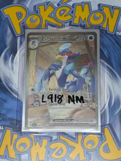 Quaquaval Ex 260/193 Sir Full Art Holo Paldea Evolved Pokemon Tcg Nm - Image 2