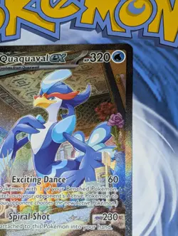 Quaquaval Ex 260/193 Sir Full Art Holo Paldea Evolved Pokemon Tcg Nm - Image 4