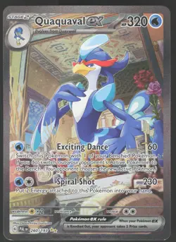 Quaquaval ex 260/193 SIR Pokemon TCG Paldea Evolved NM - Image 1