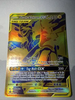 Pikachu & Zekrom GX Tag Team Pokemon Card Promo In English Packed Fresh - Image 1