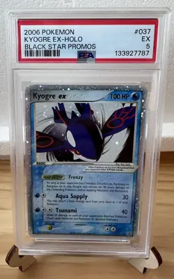 Kyogre EX 2006 #37 Black Star Promo PSA 5 - Holo Rare Pokemon WOTC - Image 1