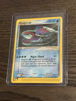 Pokemon Kyogre EX 001 Black Star Promo NM Card WOTC - Image 1