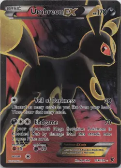 Umbreon EX (Full Art) 119/124 Holo XY - Fates Collide MP - Image 1