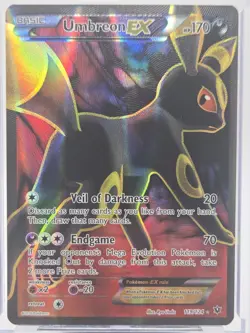 Pokemon Umbreon EX 119/124 NM- Fates Collide Full Art Ultra Rare XY - Image 2