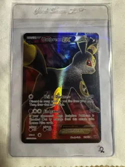 Pokemon TCG Umbreon EX 119/124 NM/M Full Art Ultra Rare XY Fates Collide #2 - Image 1