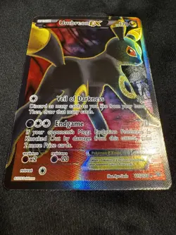 Pokemon TCG Umbreon EX 119/124 NM/M Full Art Ultra Rare XY Fates Collide #2 - Image 4