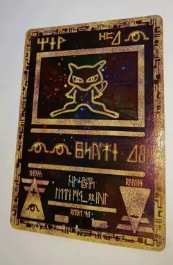 Vintage ANCIENT MEW 2000 Movie PROMO Holo (Front & Back) Pokemon Card LP - Image 2