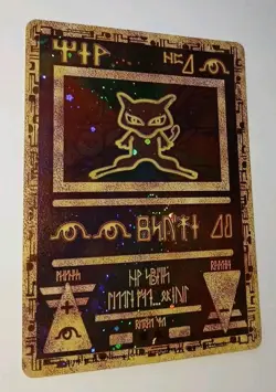 Vintage ANCIENT MEW 2000 Movie PROMO Holo (Front & Back) Pokemon Card LP - Image 3