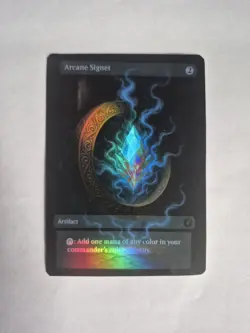 Arcane Signet | Custom Foil Fan Alt Art | Mtg Commander Playtest Card - Image 1