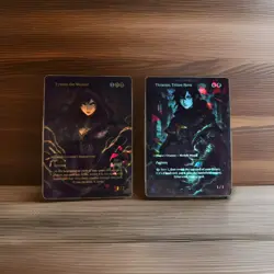 Tymna the Weaver & Thrasios, Triton Hero | Custom Foil Art | Mtg Playtest Card - Image 1